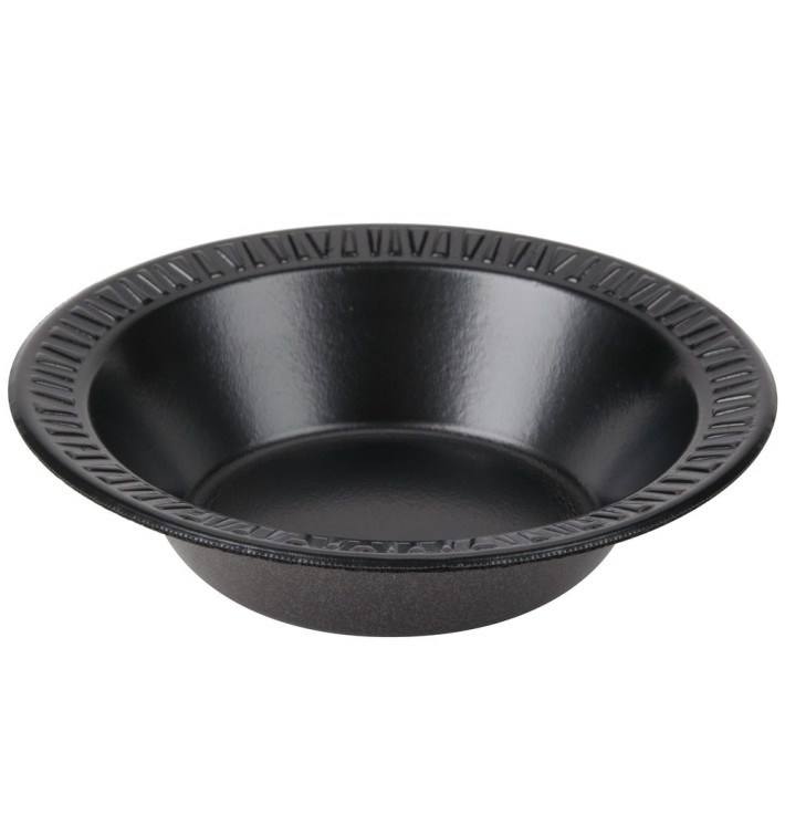 Foam Bowl Laminated Black 120ml Ø11,5cm 