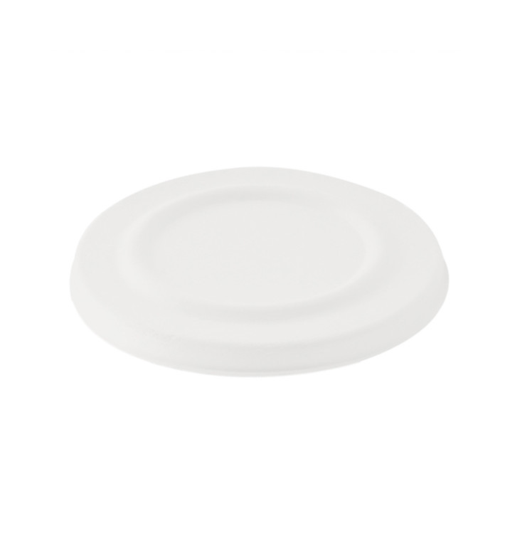 Sucarcane Lid Container 425ml White Ø9,5cm 