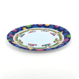 Paper Plate Clown Design 23cm (8 Units) 