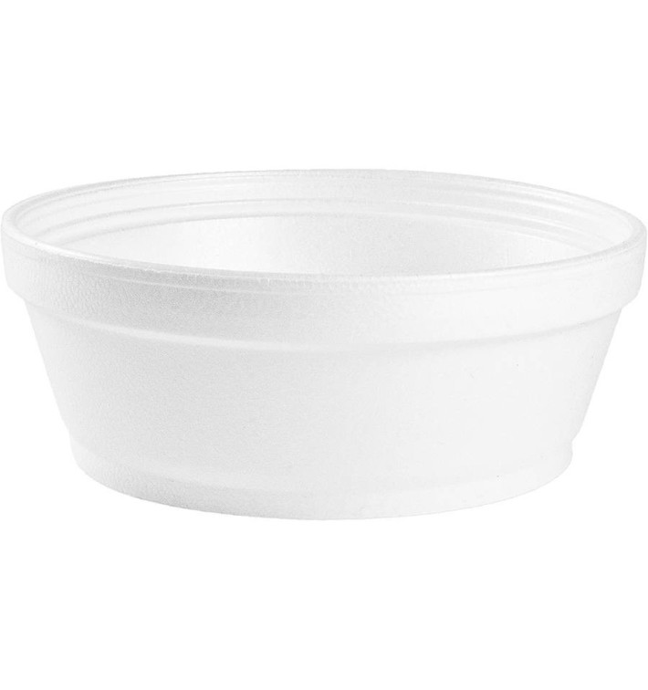 Foam Container White 8Oz/240ml Ø8,9cm 