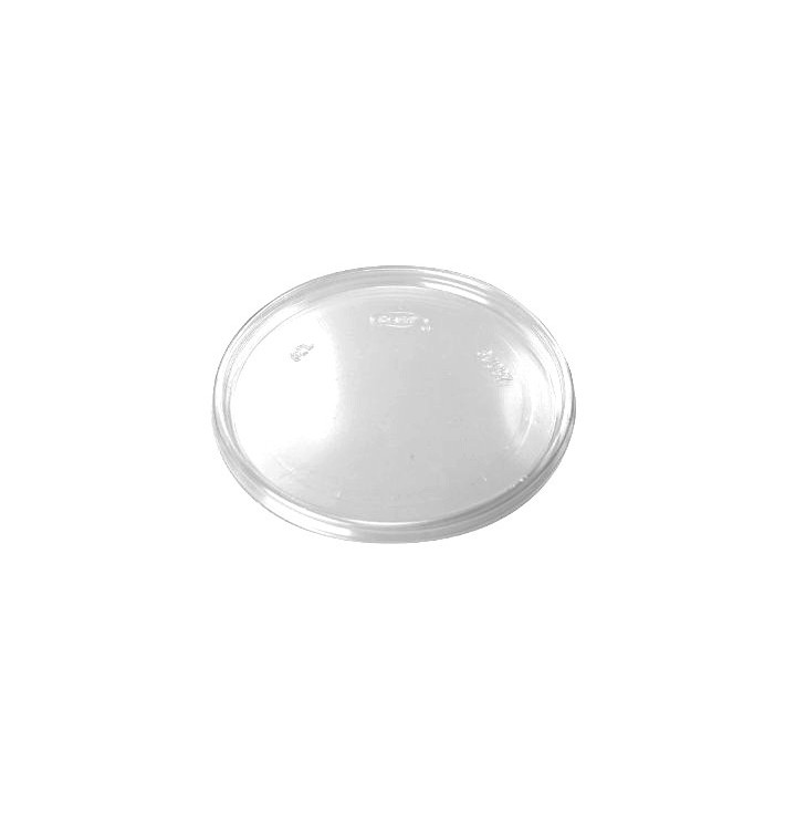 Plastic Flat Lid Clear Ø11cm 