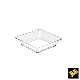 Tasting Plastic Plate PS "Small size" Clear 45 ml (750 Units)