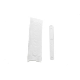 Plastic Coffee Stirrer PS Wrapped Clear 10,5cm (50 Units) 