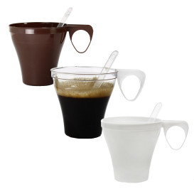 Plastic Cup Brown 80ml (40 Units) 