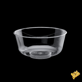 Plastic Bowl Tasting Dessert Clear 230 ml (500 Units)