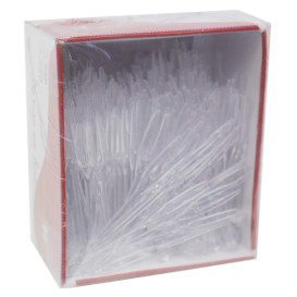 Plastic Food Pick "Snack Stick" Clear 9cm (1650 Units)