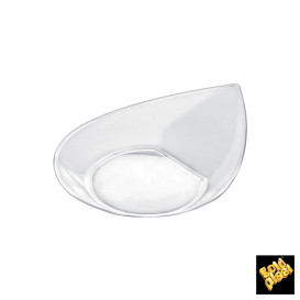 Tasting Plastic Plate PS "Smart" Clear 8,6x7,1 cm (50 Units) 