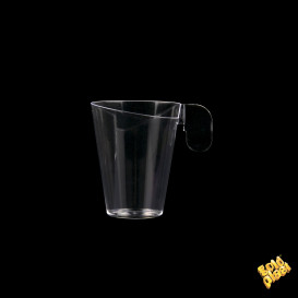 Plastic Cup "Design" Clear 72ml (240 Units)