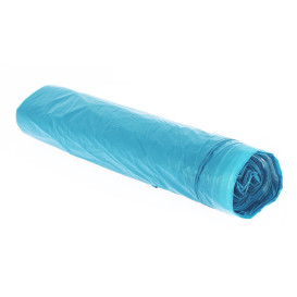 Trash Bag Blue Easy Closure 55x55cm (15 Units)