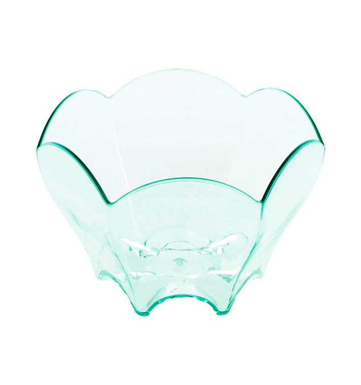 Tasting Plastic Bowl PS "Ondas" Water Green 70ml 