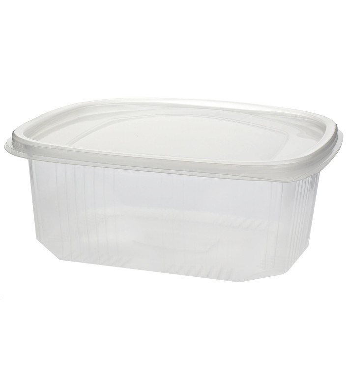 Plastic Hinged Deli Container Microwavable PP 2000ml 