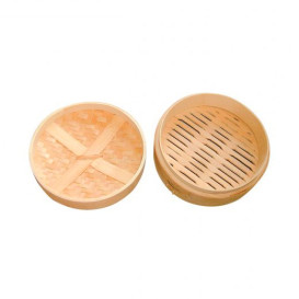 Bamboo Steamer "Maxi" Ø20x6cm (4 Units)