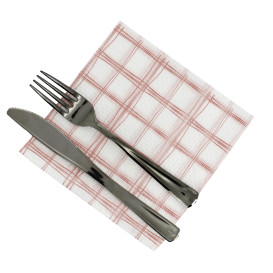 Paper Napkin Red Square 1 Layer 33x33 (3.840 Units)