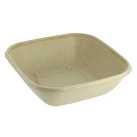 Sugarcane Bowl Natural Square Shape 2250ml 27cm