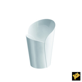 Plastic Tasting Cup PS "Blossom" White 90ml (15 Units) 