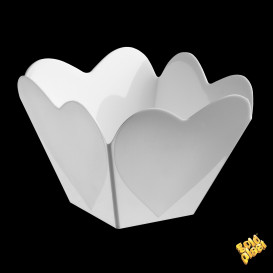 Plastic Bowl PS "Cupido" White 68 ml (25 Units)