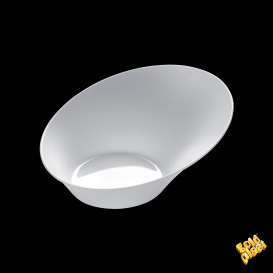 Tasting Plastic Bowl PS "Sodo" White 50 ml (50 Units) 