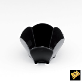 Tasting Plastic Bowl PS "Tulip" Black 70 ml (500 Units)