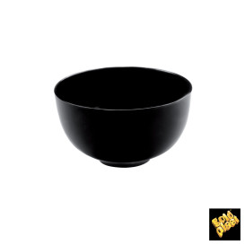 Tasting Plastic Bowl PS Small Size Black 150 ml (12 Units) 