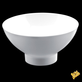 Tasting Plastic Bowl PS Medium Size White 250 ml (84 Units)