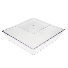 Plastic Tray Clear 25x25cm (30 Uds)