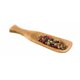 Bamboo Tasting Spoon "Baseball" 10x3cm (144 Units)