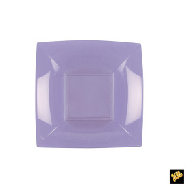 Plastic Plate Deep Lilac "Nice" PP 18 cm (25 Units) 