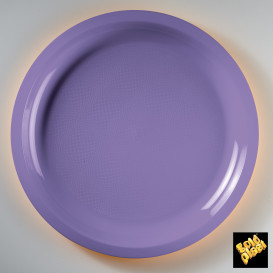 Plastic Plate Lilac "Round" PP Ø29 cm (25 Units) 