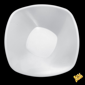 Plastic Bowl PP White "Square" 3000ml Ø27,7cm (3 Units) 