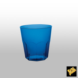 Plastic Cup PS Blue Clear Ø7,3cm 220ml (50 Units) 