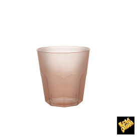 Plastic Cup PS Brown Clear Ø7,3cm 220ml (50 Units) 