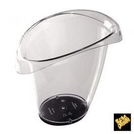 Plastic Ice Bucket Anti Drip 1 Bottle Clear SAN (1 Unit) 