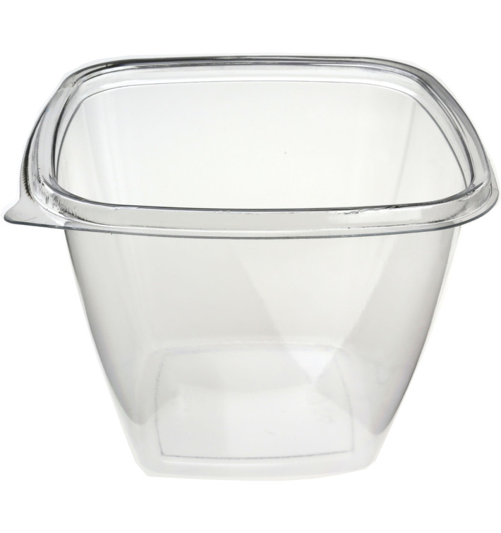 Plastic Bowl PET Square Shape 750ml 125x125x90mm (500 Units)