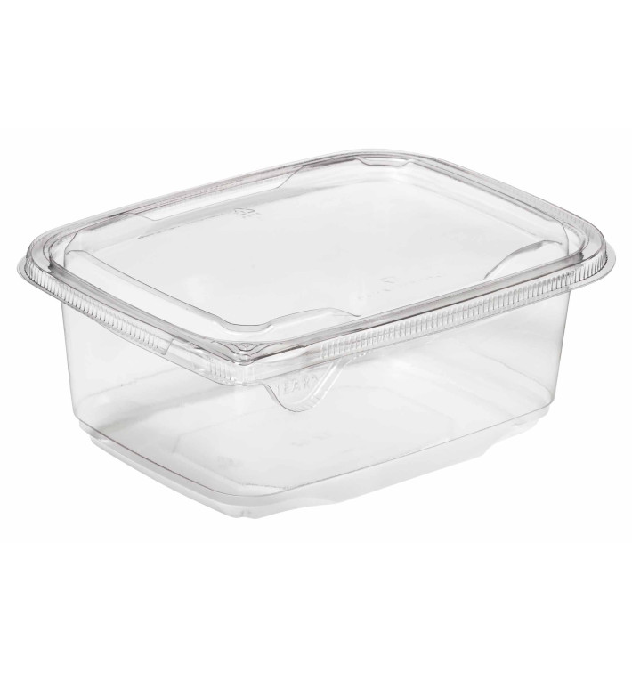 Plastic Deli Container PET Tamper-Evident 1000ml 18x14x7cm (65 Units)  