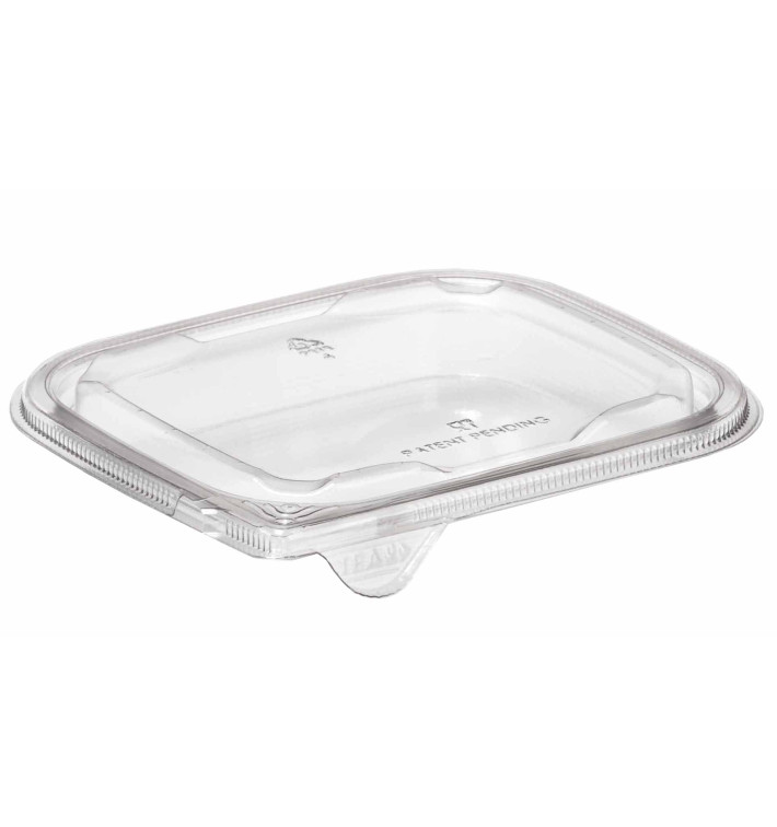 Plastic Lid for Deli Container PET Flat 14x12cm (63 Units)  