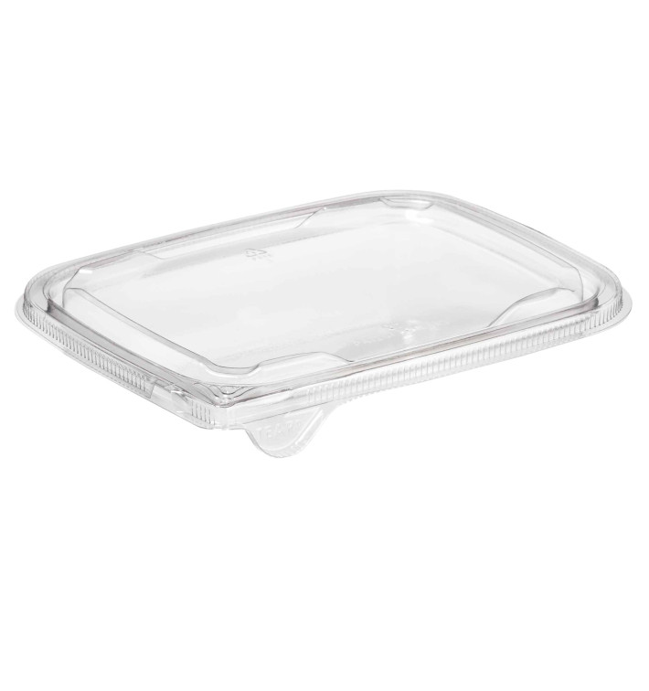 Plastic Lid for Deli Container PET Flat 18x14cm (65 Units)  