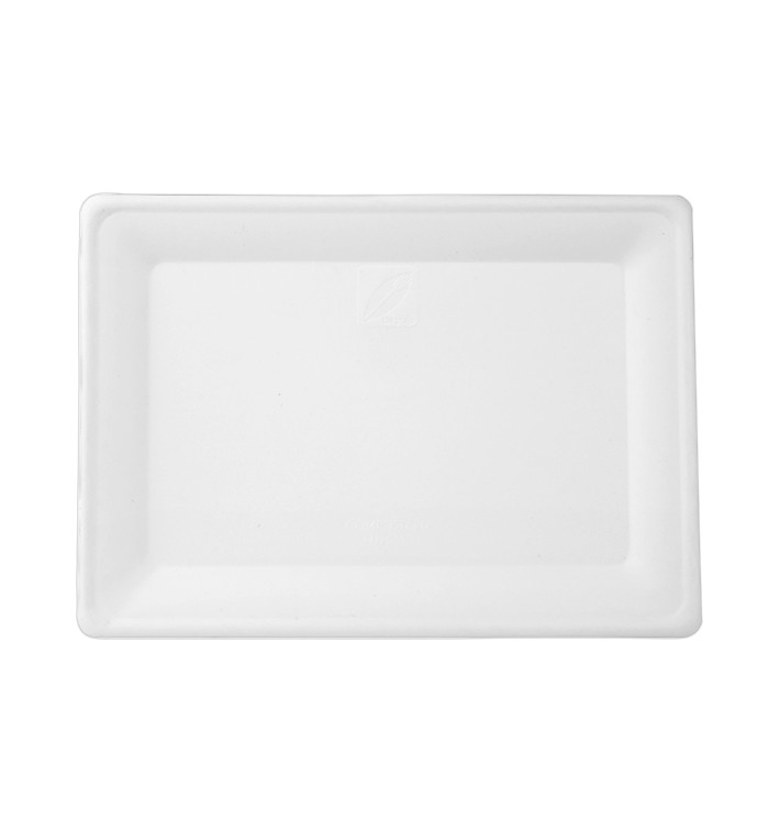 Sugarcane Tray White 20x28 cm (320 Units)