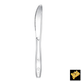 Plastic Knife Premium PS Clear 19cm (1000 Units)