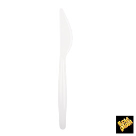 Plastic Knife PS "Easy" White 18,5cm (500 Units)