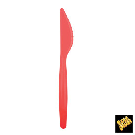 Plastic Knife PS "Easy" Red 18,5cm (20 Units) 