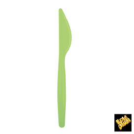 Plastic Knife PS "Easy" Lime Green 18,5cm (20 Units) 