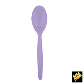 Plastic Spoon PS "Easy" Lilac 18,5 cm (500 Units)