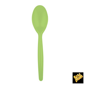 Plastic Spoon PS "Easy" Lime Green 18,5 cm (20 Units) 