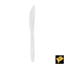 Plastic Knife Easy PP White 17,5cm (100 Units)  