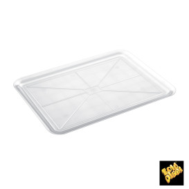 Plastic Tray Clear 37x50cm (4 Units) 