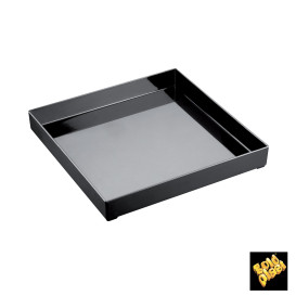 Plastic Tray Black 30x30cm (1 Unit) 