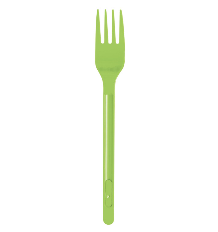 Plastic Fork PS Lime Green 17,5cm (600 Units)