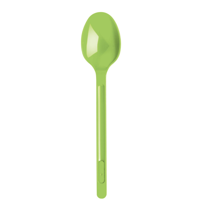 Plastic Spoon PS Lime Green 17,5cm (600 Units)