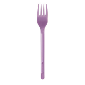 Plastic Fork PS Lilac 17,5cm (20 Units) 