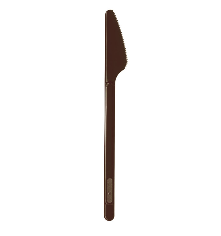 Plastic Knife PS Chocolate 17,5cm (600 Units)